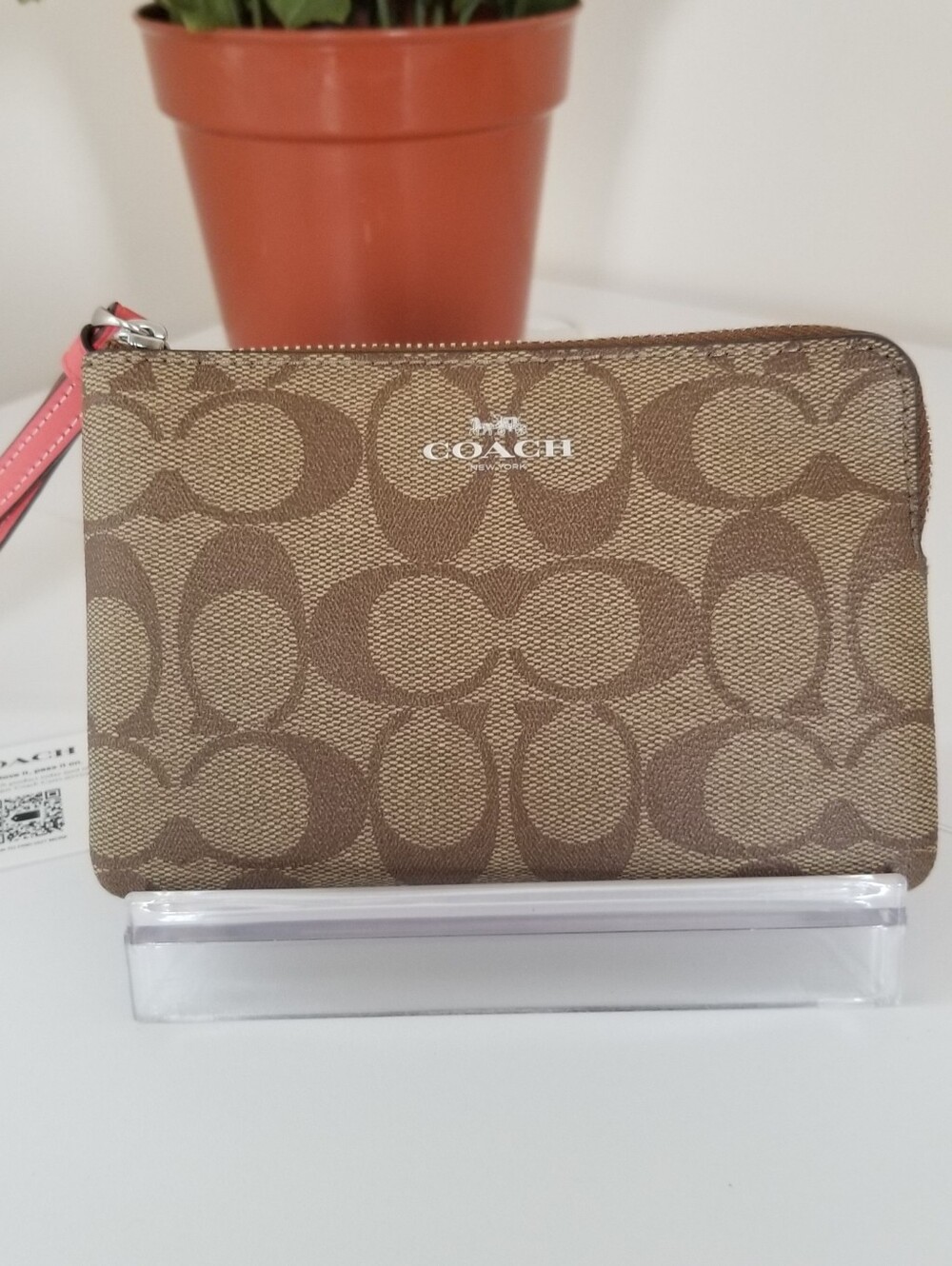 Coach Signature C Wristlet NWOT